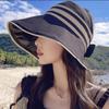 Женская летняя шляпа для женщин, для пляжа, защита от ультрафиолета, дышащая, пустая, складная, женская, с полым гребешком
