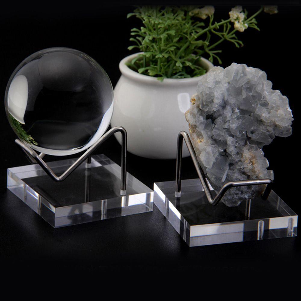 Props Agate Stones Home Decoration Acrylic Display Stand Crystal Ball Base Glass Sphere Holder