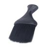 Black Neck Hairbrush Neck Duster Cleaning Brush Black Oblate Neck Hairbrush Soft Nylon Barber Duster Brush Nylon Neck Hairbrush