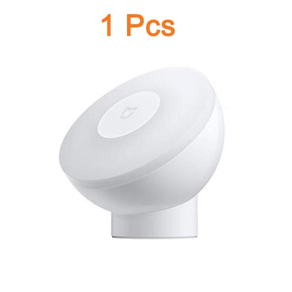 Светодиодный индукционный ночник Mijia, 2 лампы, интеллектуальный датчик движения, инфракрасный интеллектуальный датчик человеческого тела с регулируемой яркостью и магнитным основанием