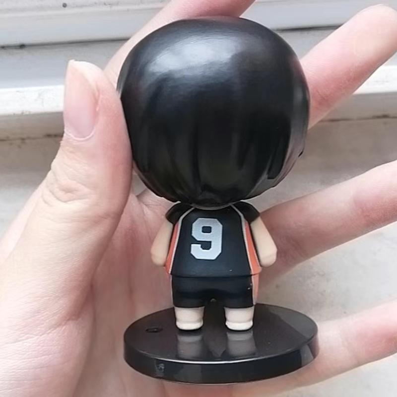 Аниме Хайкю!! Волейболист Хюга Сёё Тобио Кагэяма 8 шт./набор Фигурка игрушка Украшение для машины Рождественский подарок 8 см