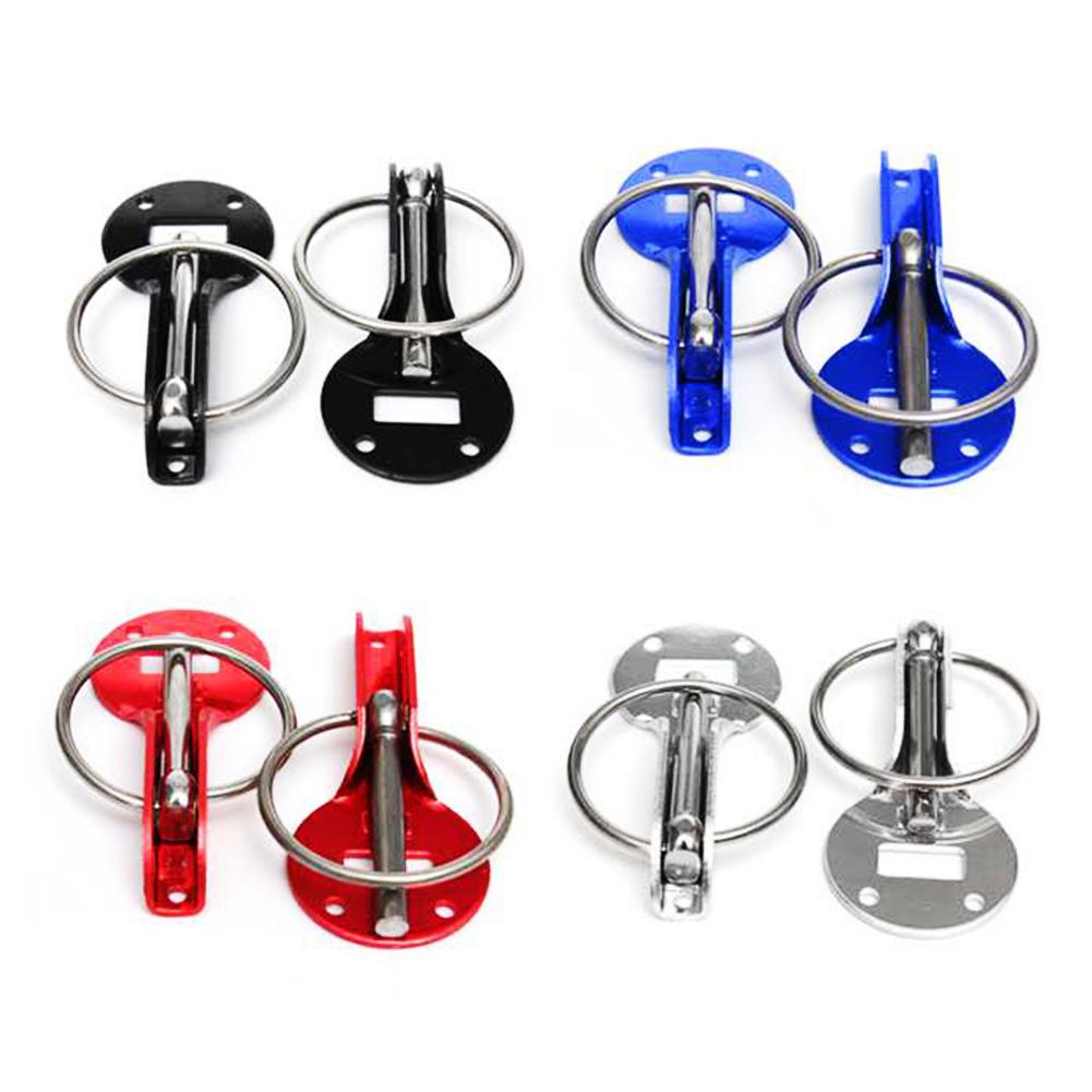 Универсальные автомобильные аксессуары, алюминиевый сплав, крепление на капот, комплект замка капота, комплект замка для тюнинга автомобиля, штифты защелки замка капота