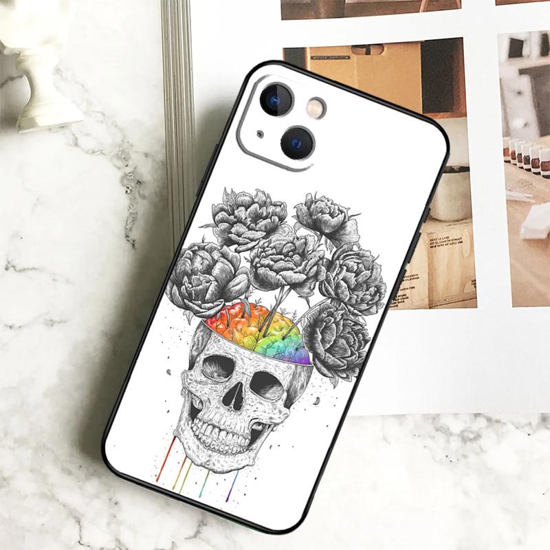 Чехол для телефона 'Анатомия Мозга' для iPhone 17 16 15 14 12 11 13 Pro Max Plus 12 13 Mini 16e 17 Air Cover Coque