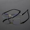 Readers Glasses Presbyopia Eyeglasses Rimless Reading Glasses Diamond Cutting Blue Light Blocking