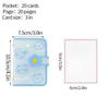 Cute Mini Photo Album 20 Pockets PVC Photocard Holder ID Credit Card Holder Photocard Binder KTB