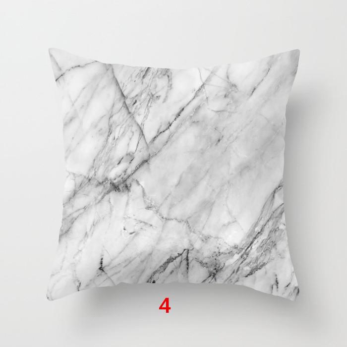 Marble Pillow Pillow Case Simple Modern Model Room Nordic Living Room Pillow Case