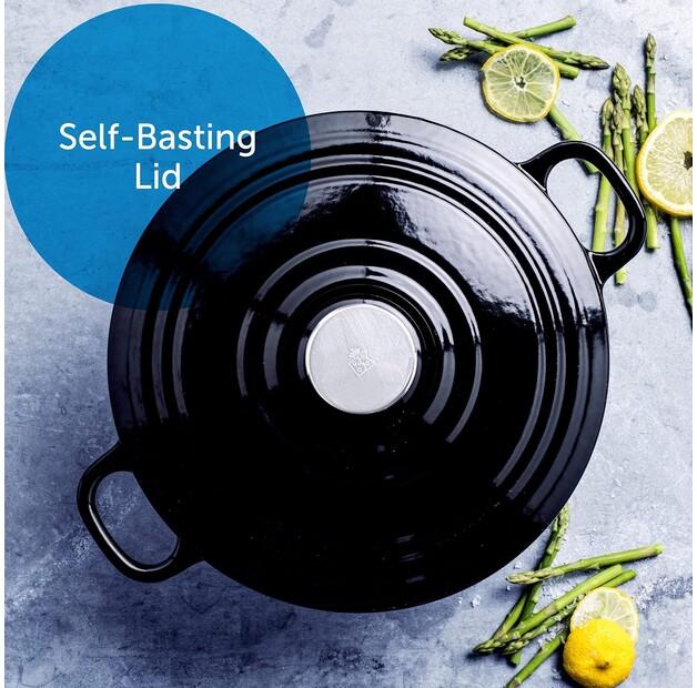 Жаровня BK Cookware Бургундская 24 см Jet Black (H6071.524)