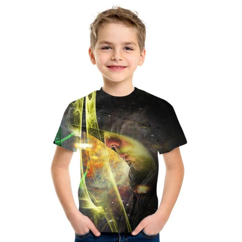 Летняя детская одежда, новая футболка с геометрическим принтом 3D с eBay