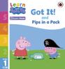 Книга Learn with Peppa Phonics Level 1 Book 3 – Got It! and Pips In a Pack (Phonics Reader)