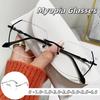 Unisex New Rimless Myopia Glasses Fashion High Definition Myopia Glasses Women'S Fashion Anti-Blue Light Glasses 0 To -4.0