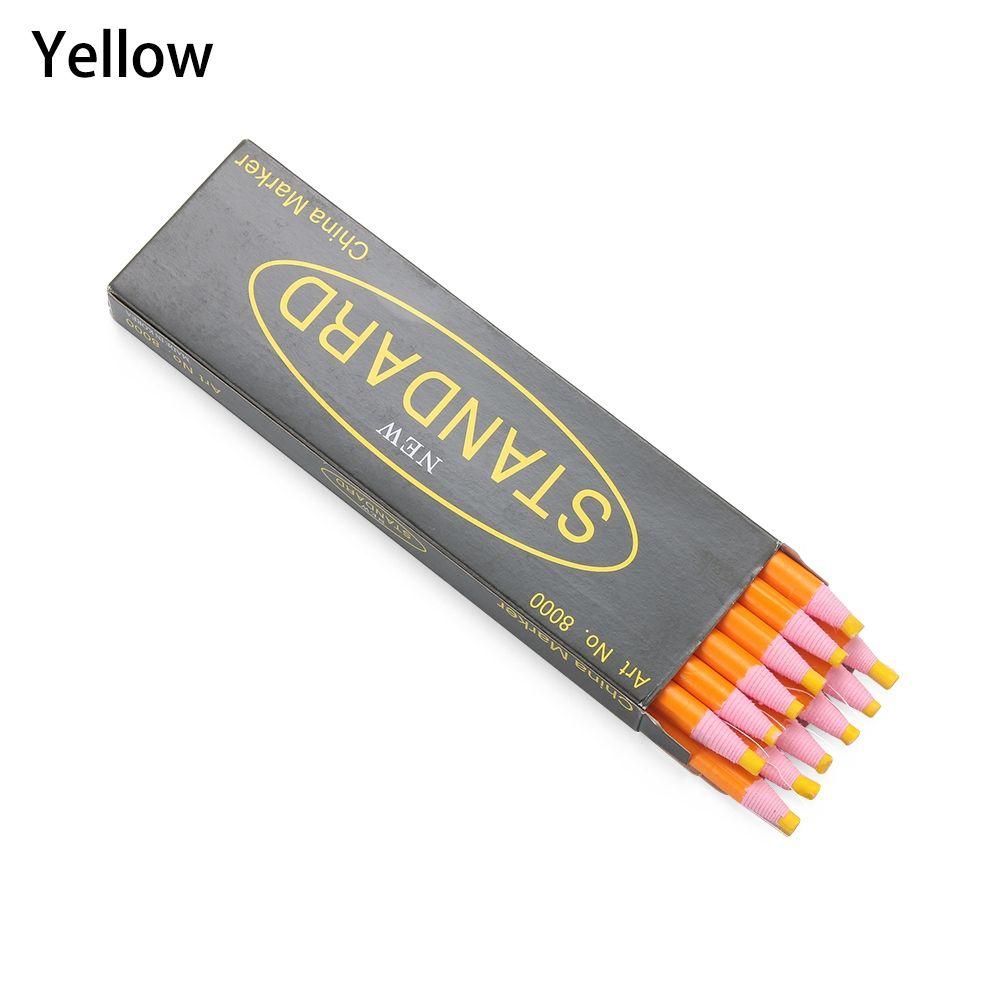 12 шт., без вырезов, лоскутная ткань, стираемый карандаш для одежды, маркер, ручка, портной, мел, принадлежности для портнихи