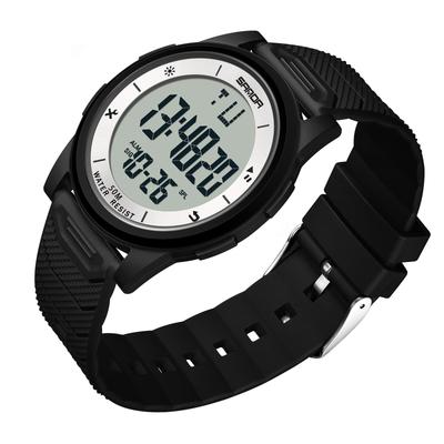 Мужские цифровые наручные часы Timever, Тонкие, Легкие, Удобные, Водонепроницаемые, Светодиодные часы, Будильник, Спортивные часы с функцией секундомера, Легко читаемые,