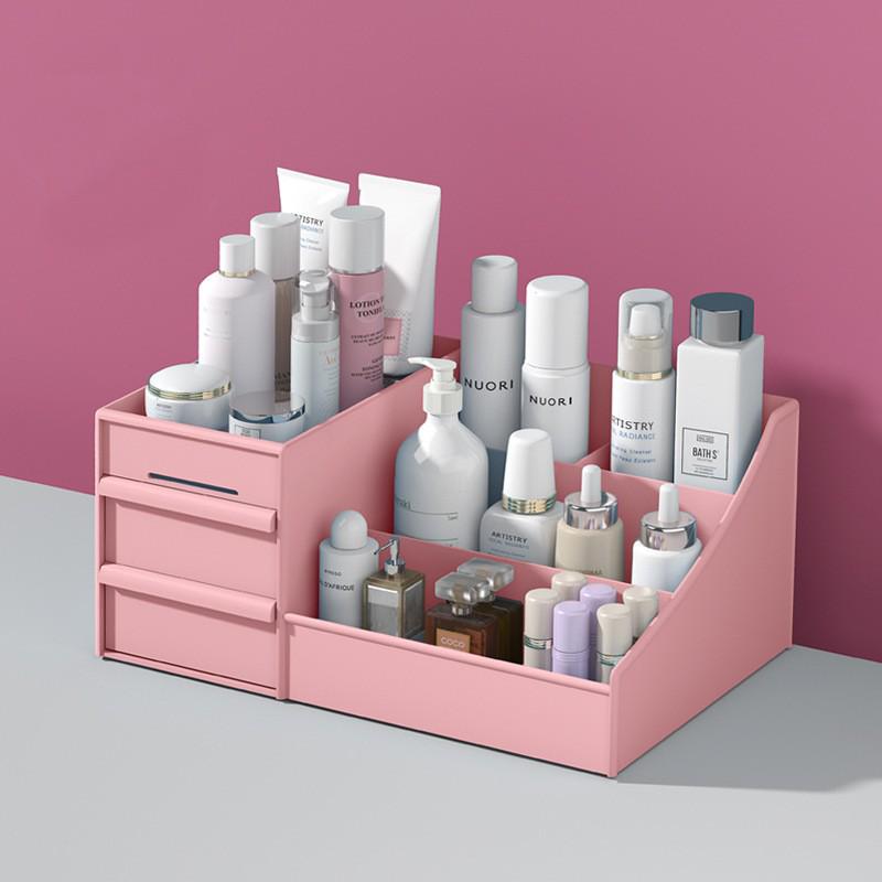 Multifunctional Drawer Plastic Cosmetic & Skincare Storage Organizer