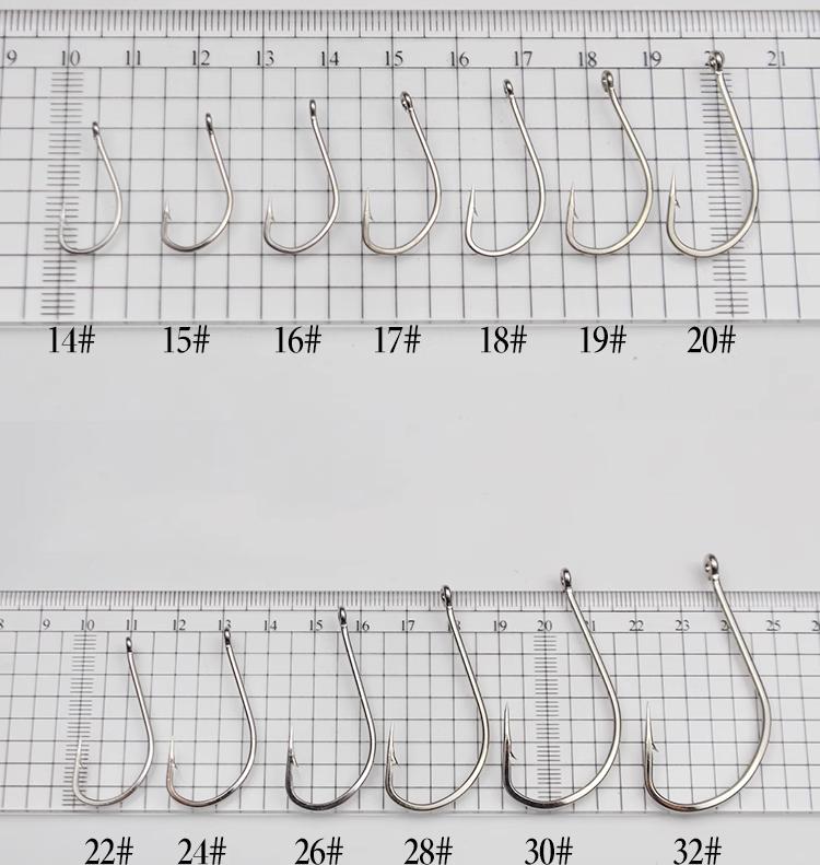 Long-Handled Bulk Hole Tube Fish Hook for Sharp-Mouthed Sea Perch Specifically Designed for Crooked Oblique Sharp Mouthed Fish
