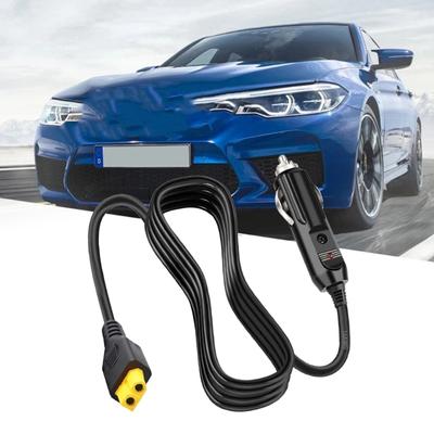 Автомобильный адаптер питания с удлинительным кабелем питания XT60, совместим с 12 В/24 В, для стабильной зарядки, для использования на открытом воздухе, эффективный