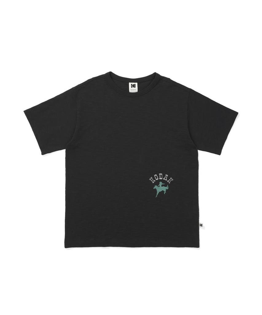 KODAK Graphic Slub Short Sleeve T-Shirt Black
