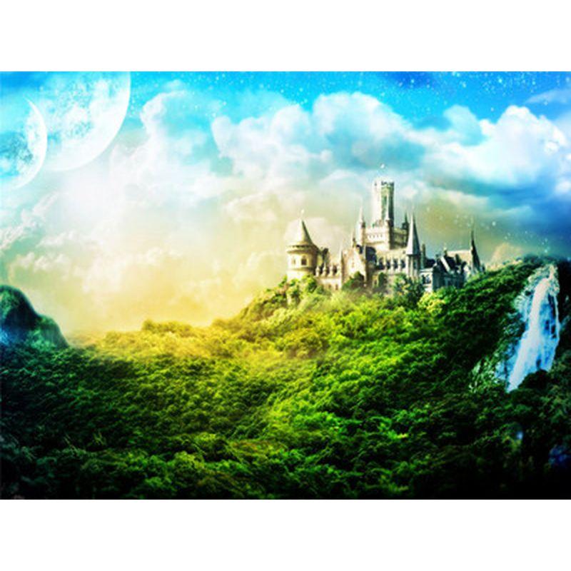 5d Diy Полная круглая алмазная картина Пейзаж Diy Алмазная вышивка крестом Украшение для дома