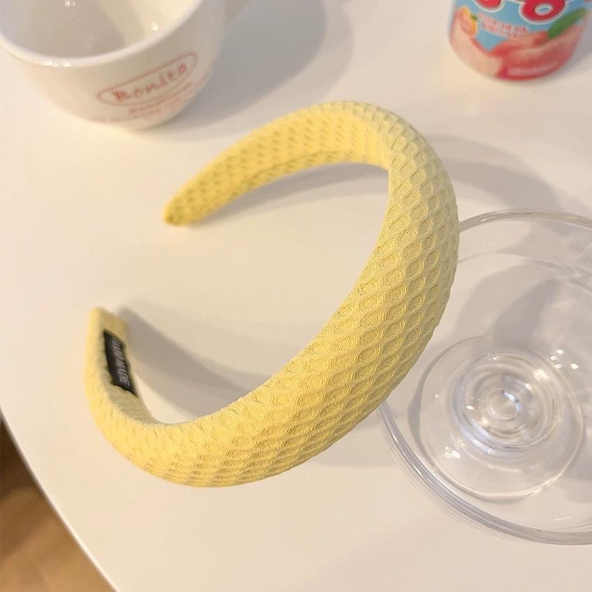 Резинка для волос из губки конфетного цвета, повязка на голову, женские аксессуары для волос во французском стиле - завязанная заколка, ювелирное изделие