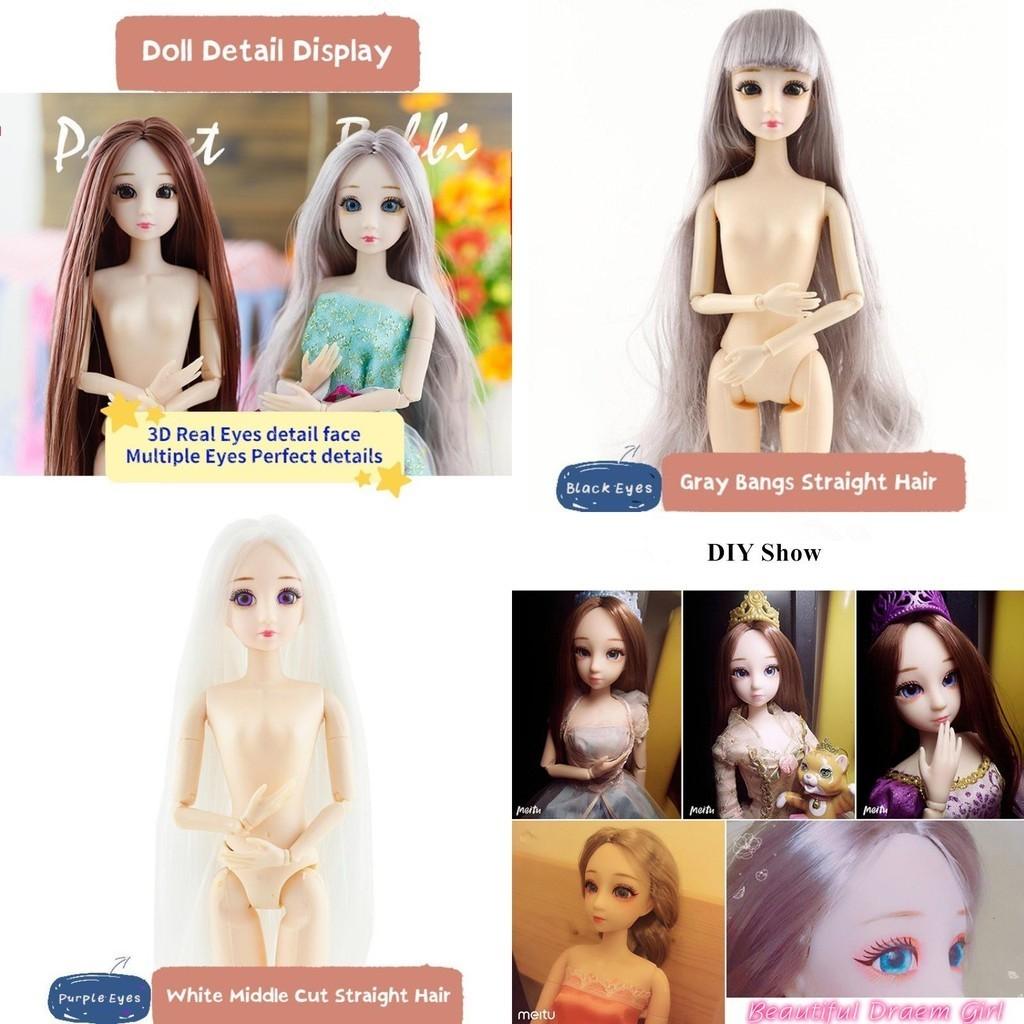 Bjd Модная Кукла 20 Шарниров Макияж Сделай Сам Принцесса Девочка Игрушка Подарок Для Девочек 3d Глаза