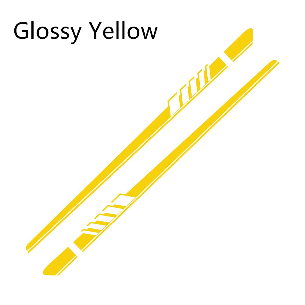 2Pcs/lot Car Waist Side Skirt Decoration Stickers Decals Vinyl For Mercedes Benz W205 W203 W204 C Class Auto Car Accessories