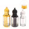 6/9/12 мл портативные стеклянные флаконы с роликами для эфирных масел арабские золотые многоразовые флаконы для духов пустые контейнеры с роликовыми шариками