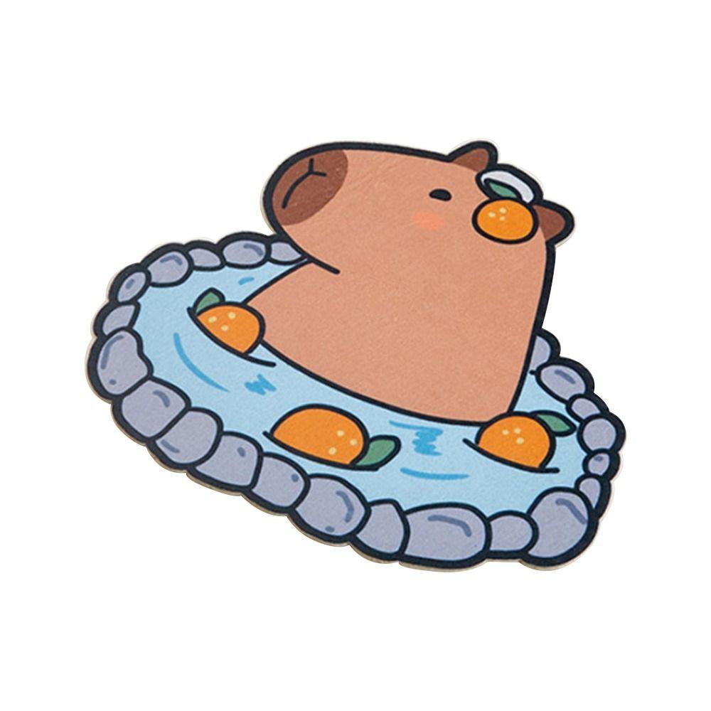 Cartoon Animal Toilet Decoration Sticker Rose Lemon Jasmine Fragrant Eco-friendly Toilet Sticker Wall Stickers Plush Paper