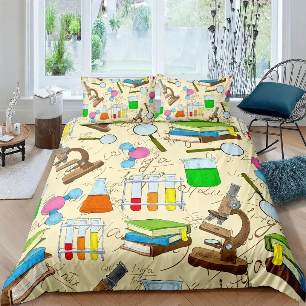 Books Lovers Gift Duvet Cover Set Full Size,Readers And Literary Lover Bedding Sets,Vintage Librarians Bookshelf Comforter Cover