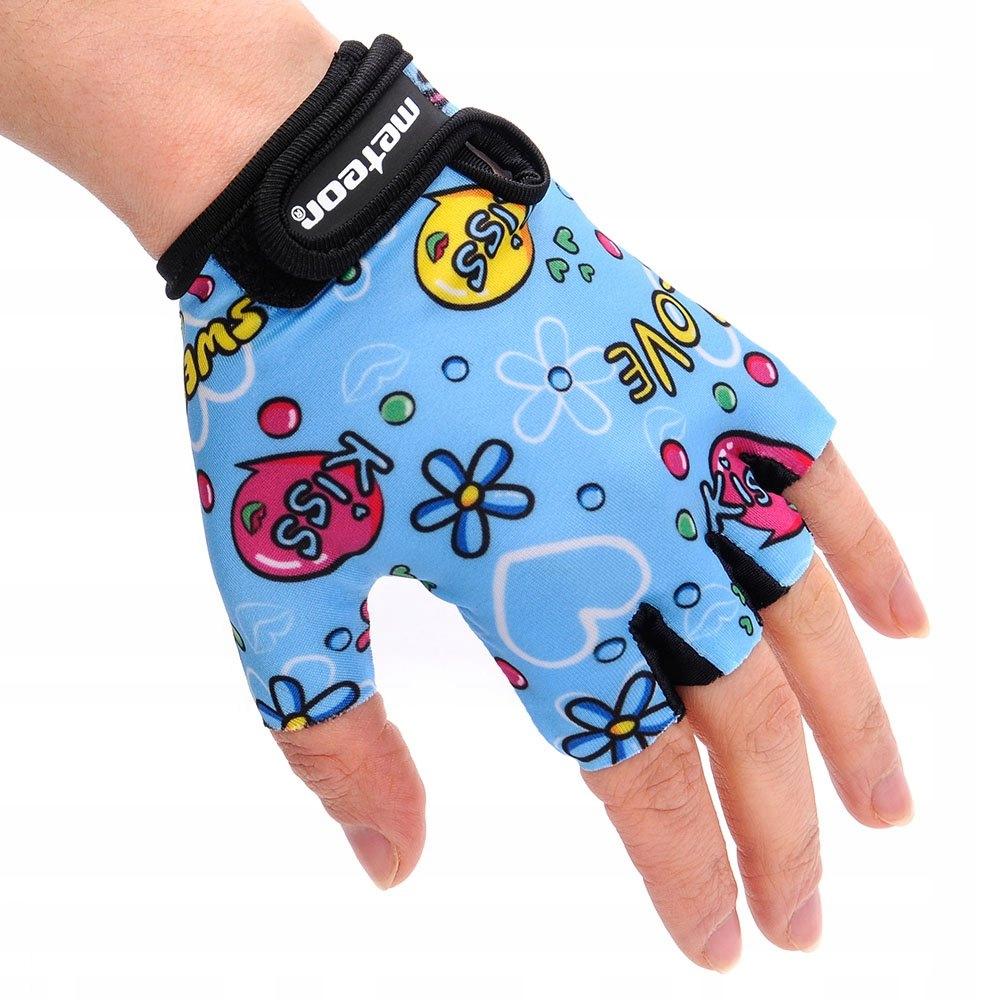 Y6039 Meteor Kiss Love Kids Cycling Gloves, Jr Xs