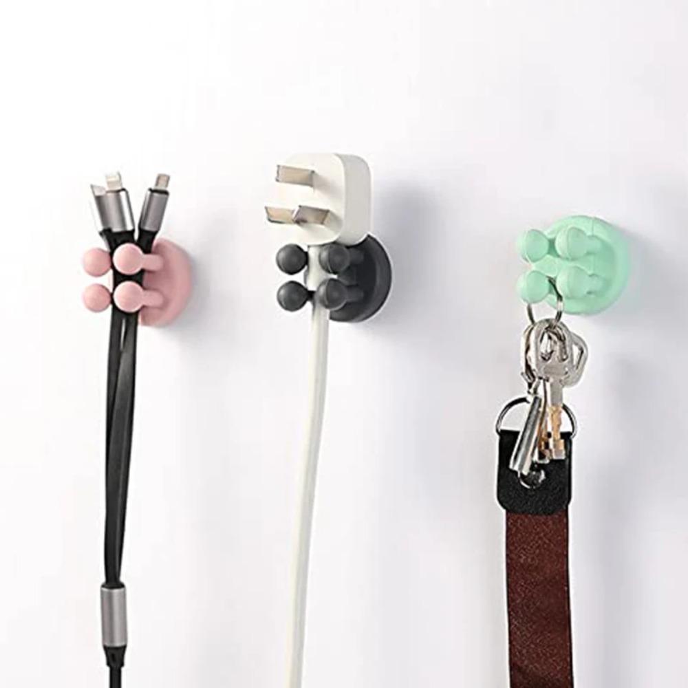 Silicone Toothbrush Holder Self Adhesive Shower Shaver Holder Must-have Storage Rack  Hanging Key