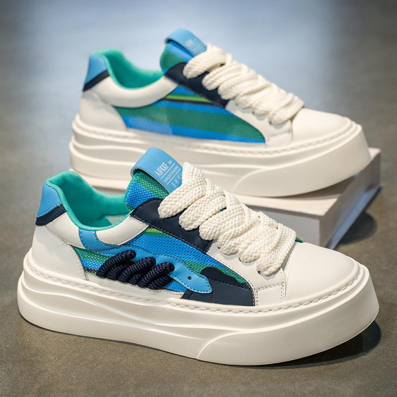 Модная летняя мужская повседневная обувь, дышащая сетка, 2025, уличная спортивная обувь для бега, модная удобная парусиновая мужская вулканизированная обувь