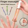 Magnet Bead Finger Massager Roller 5 Beads Hand Acupuncture Points Massager  Arthritis Relief