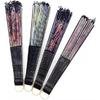 Spanish Folding Hand Fan,Handheld Fans Summer Vintage Dancing Party Hand Fans for Girls Women (12 PCS, Random Pattern)