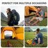 Outdoor Camping Inflatable Mattress Thicken Sleeping Pad with Built-in Pillow & Pump Air Mat for Travel Hiking Climbing