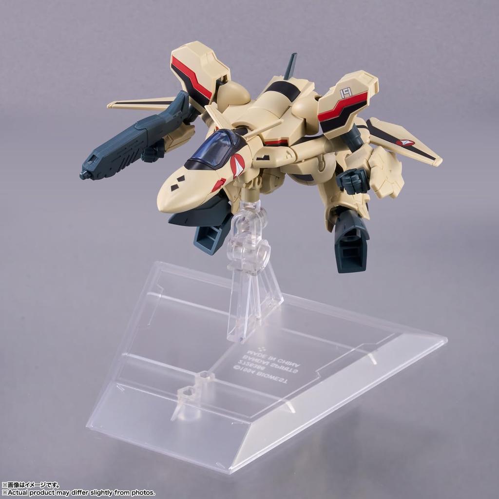TAMASHII NATIONS TINY SESSION Macross Plus YF-19 (Модель Исаму Дайсона) с Myung Phan Loong, Примерно 110 мм, Раскрашенная подвижная фигурка из ПВХ и АБС