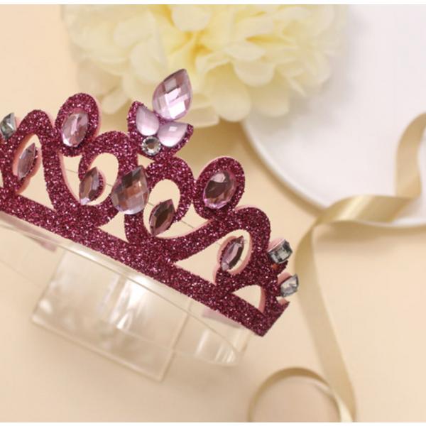 Блестящая повязка на голову «Тиара» для девочек из Шелкового пути