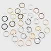 200pcs Electroplated Iron Jump Rings (3-10mm) for DIY Jewelry Making