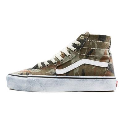 Sk8 Зауженные Выстиранный Камуфляж Удобные Повседневные Высокие Кеды для Скейтборда Унисекс Кроссовки Многоцветные VN0A4U1619W