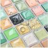 1pcs 3D Design Mosaic Tile Sticker DIY Self-adhesive Self-Adhesive Tile Sticker PVC Removable Oil-proof Tile Sticker