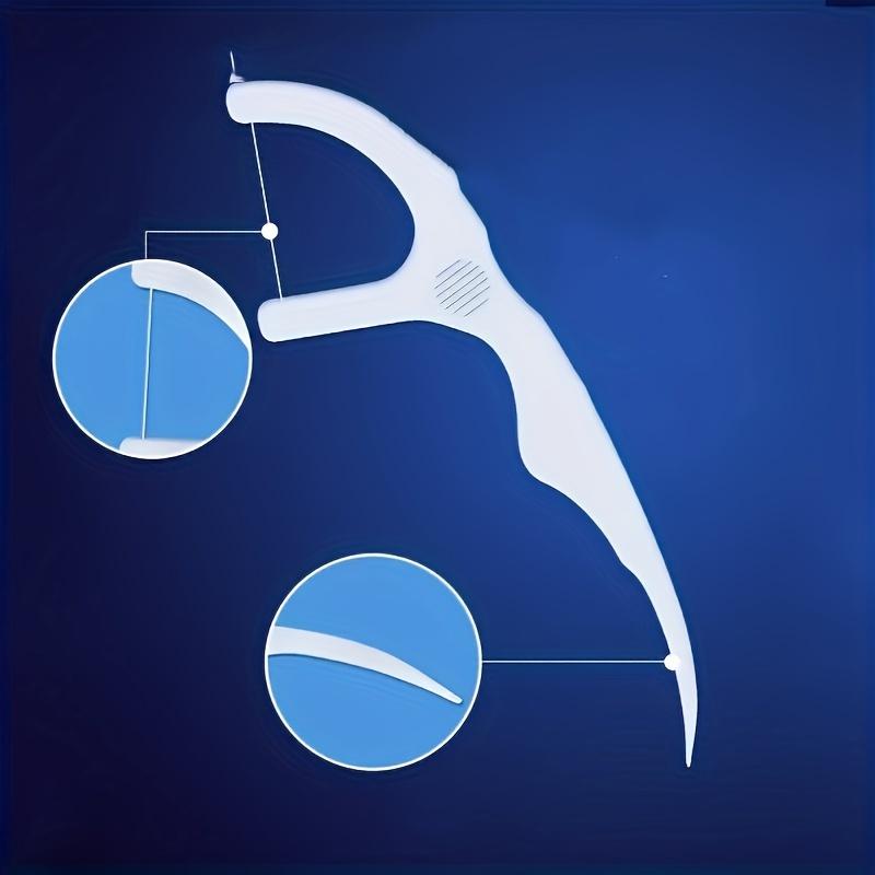 50 шт. Зубная нить, Глубокая очистка зубной нитью для правильного ухода за полостью рта, Портативные одноразовые зубочистки с зубной нитью для путешествий и повседневной жизни