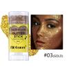 Fit Colors 6 Waterproof Body Paint Sequin Stick Face Lip Star Glitter Eyeshadow Holiday Stage Makeup