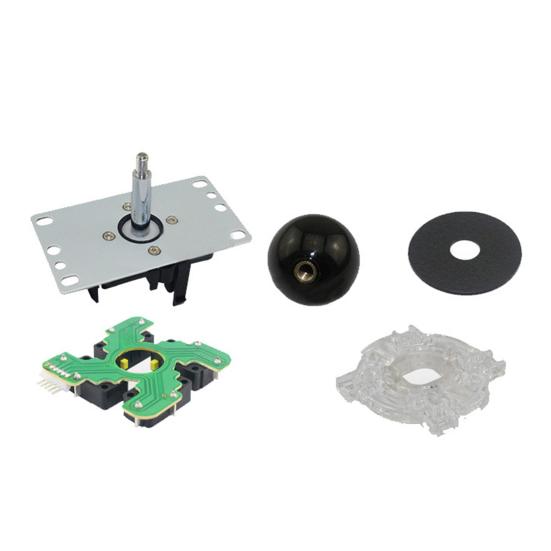Joystick DIY High Response Non-delayed Arcade Game Fighting Stick Controller with Ball for Players