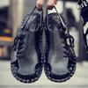 Men New Sandals PU Outdoor Leisure Comfortable Beach Sandals Popular Walking Sandals Size 38-47 Men Sandals