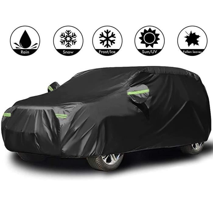 Protective Tarpaulin - Black - 540x180x150 Cm - Waterproof - Anti UV - Universal