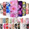 Кожаные чехлы-книжки для Apple iPhone 12 13 Pro Max Mini, чехол-подставка для iPhone 13 12 Pro, с карманами, цветочный, милый