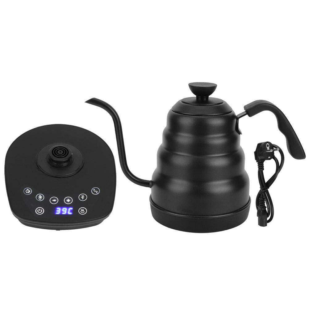 Электрический чайник на гибкой шее, 1200 Вт, кофейник, горячая вода, быстрое кипячение, нержавеющая сталь