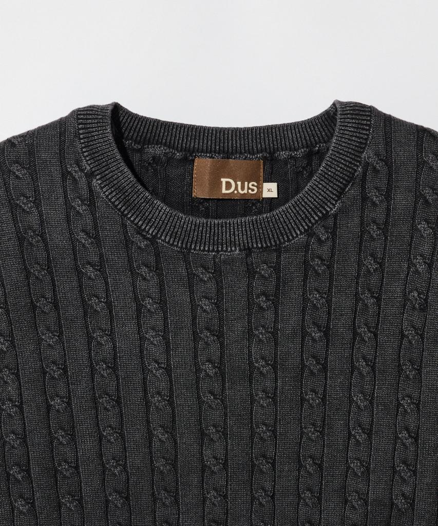 STCO Diems Premium Washed Round Knit Charcoal Gray (Semi-Oversized Fit)_Dktxb72Osc