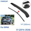 Комплект щеток и рычагов заднего стеклоочистителя 14 дюймов, 350 мм для BMW X1 2016-2020, лобовое стекло, лобовое стекло, задняя дверь, щетка для дождя