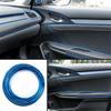 5 метров синего цвета уплотнитель зазоров панелей салона автомобиля, декоративная полоса для приборной панели