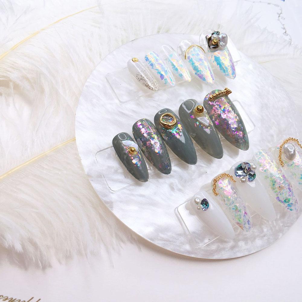 Color Mixing False Nail Tips Display Board Manicure Palette Color Paint Palette Nail Art Palette