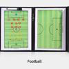 Color Football/Basketball/Soccer Tactics Board - Leather Team Sports Coach Teaching Board Equipped with Magnetic Tape & Pen